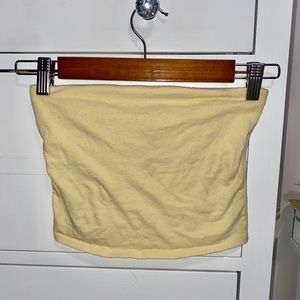 TILLYS pale yellow tube top